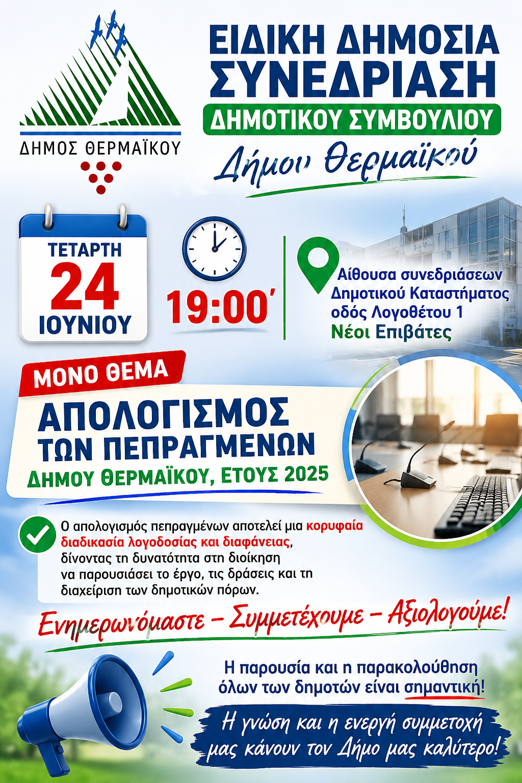 Απολογισμός πεπραγμένων: Μια σημαντική διαδικασία λογοδοσίας που αφορά όλους τους δημότες
