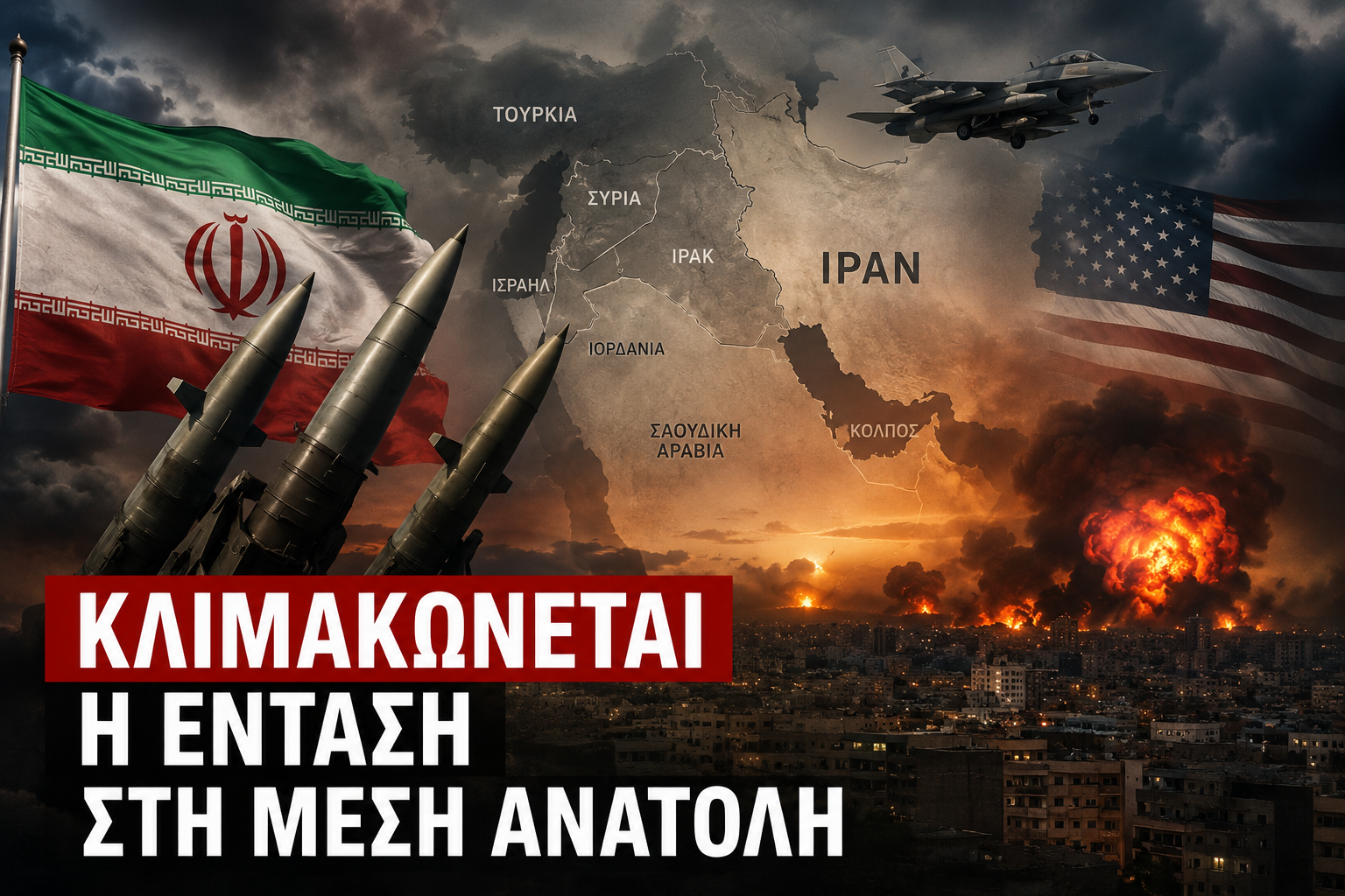 Κλιμακώνεται η ένταση στη Μέση Ανατολή