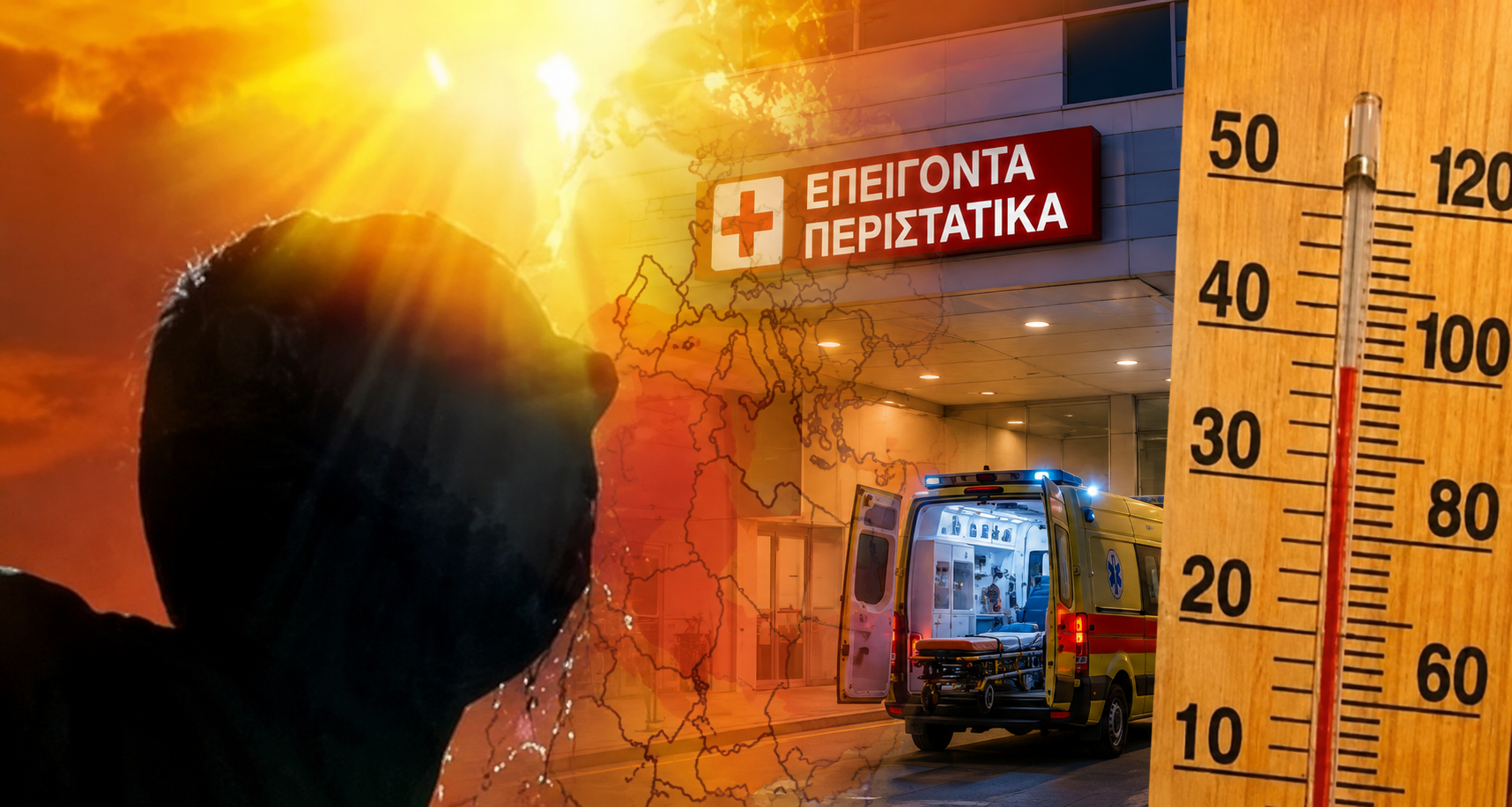 Σε κατάσταση αυξημένης ετοιμότητας το ΕΣΥ λόγω καύσωνα