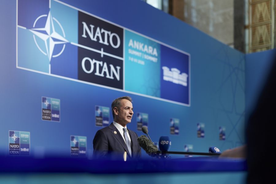 “Μήνυμα” Μητσοτάκη από την Άγκυρα: Στην καρδιά της Συνόδου του ΝΑΤΟ το casus belli